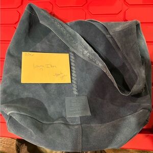 Haute Hippie Slate Blue Messenger Bag
